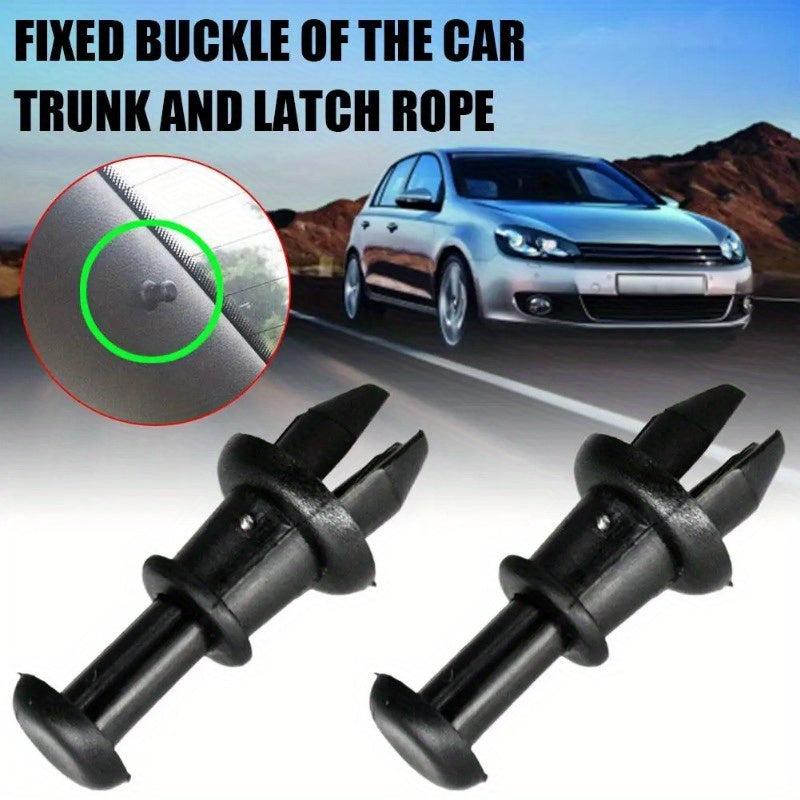 4pcs Car Trunk Lanyard Fixing Clips Parcel Shelf Cord Fastener Pegs