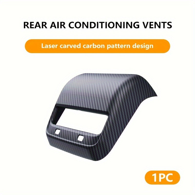 Car Center Console Armrest Cover for Tesla Model 3 and Y Carbon Fiber Matte Glossy