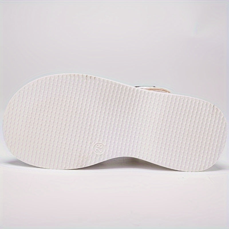 Girls' Mary Jane Flats Spring Autumn Casual Shoes with Bow Microfiber Leather