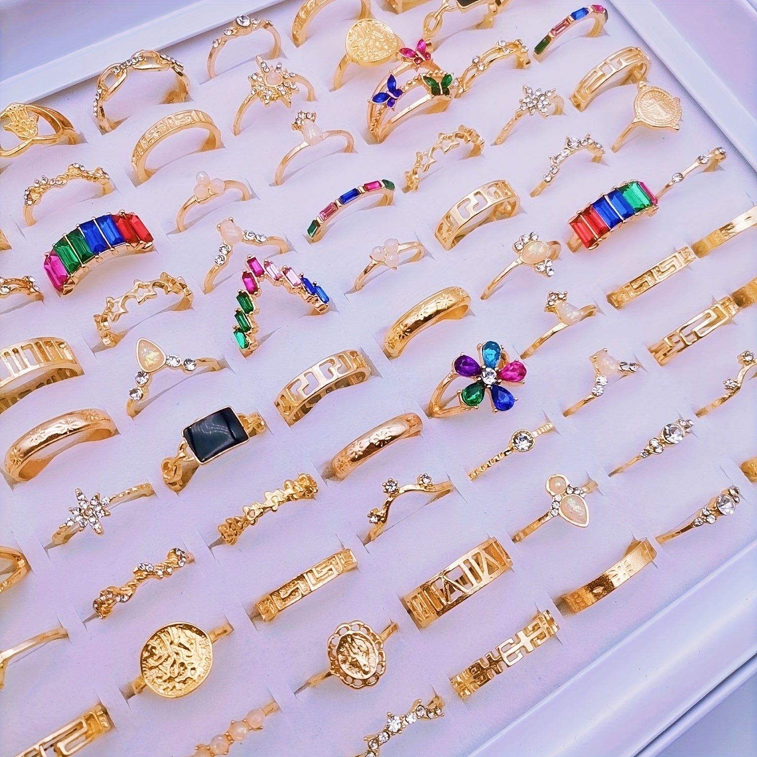 Women's Bohemian Vintage Knuckle Rings Set 33 Pieces for Weddings and Parties