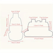 Универсальный защитный чехол для сидений SUV, черный, водонепроницаемый, прочный