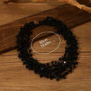 Collar de múltiples capas boho-chic para mujer, accesorio de vacaciones con estilo