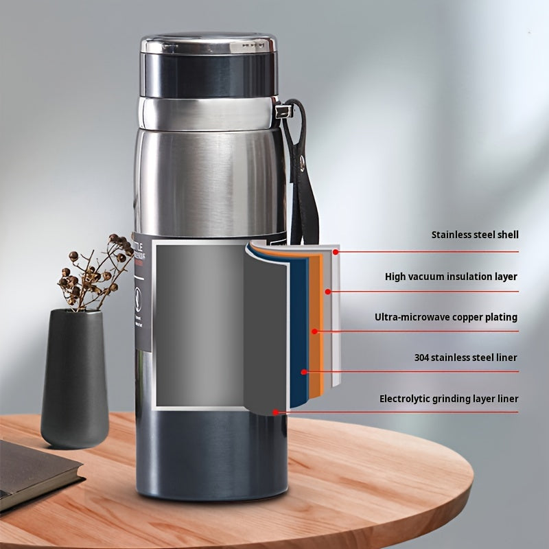 Stainless Steel Vacuum Insulated Water Bottle 800ml 27oz ichimliklarni 24 soat sovuq tutadi
