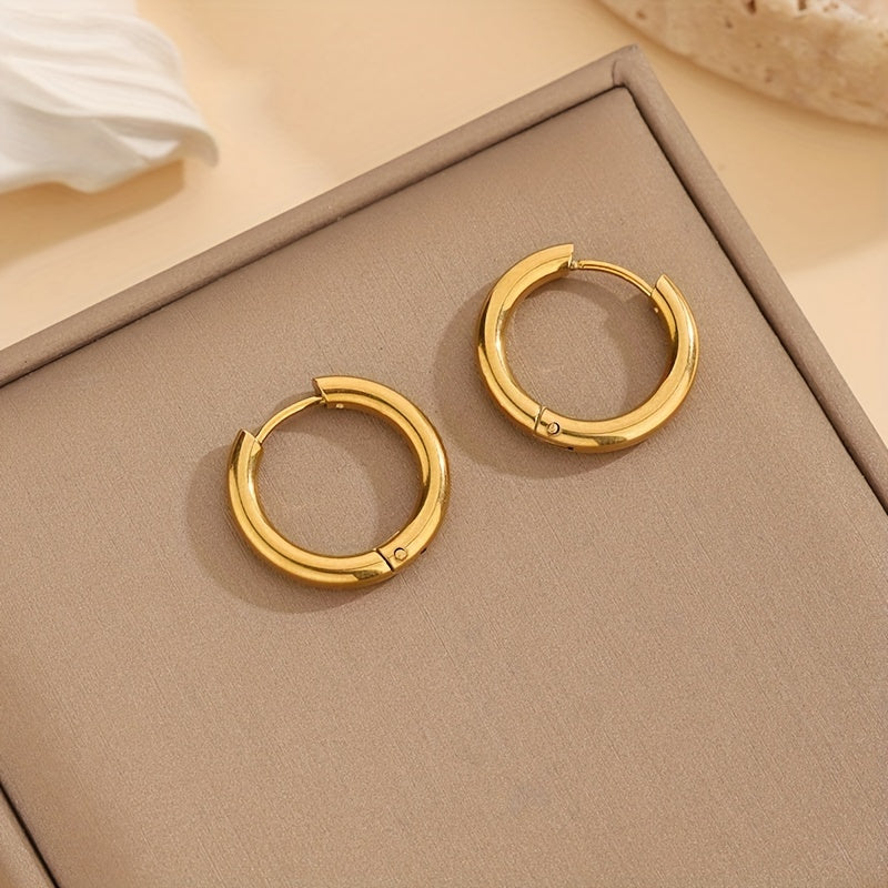 Boho uslubidagi zanglamaydigan po'latdan yasalgan zargarlik to'plami Geometrik doira taqinchoq, sirg'alar, bilakuzuk, clavicle zanjir