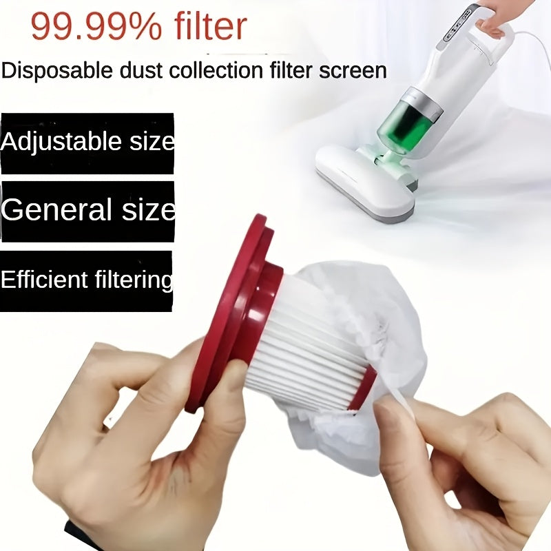 50 dona bir foydalanishlik vakuum tozalash filtrlari, no'xta polyester tolasi