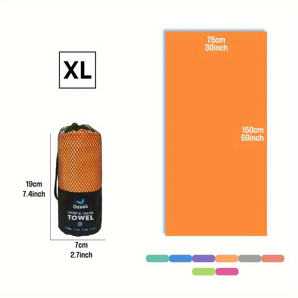 Microfiber Travel Towel Quick Dry Lightweight Sports Beach Hiking Yoga Golf Pickleball
