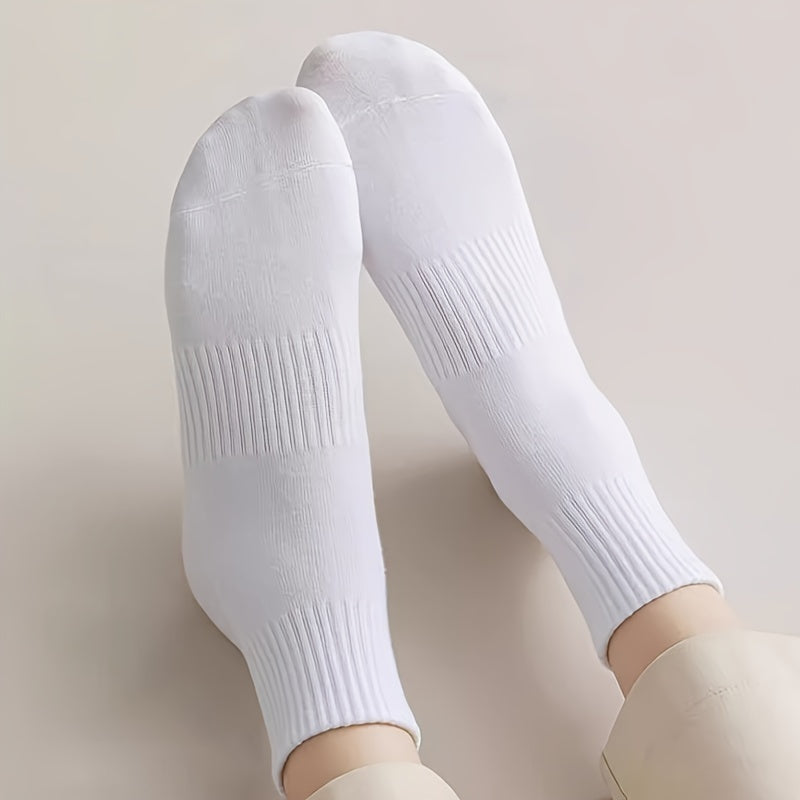 Men's Ankle Crew Soccer Socks 10 Pairs Breathable Comfortable Athletic Casual