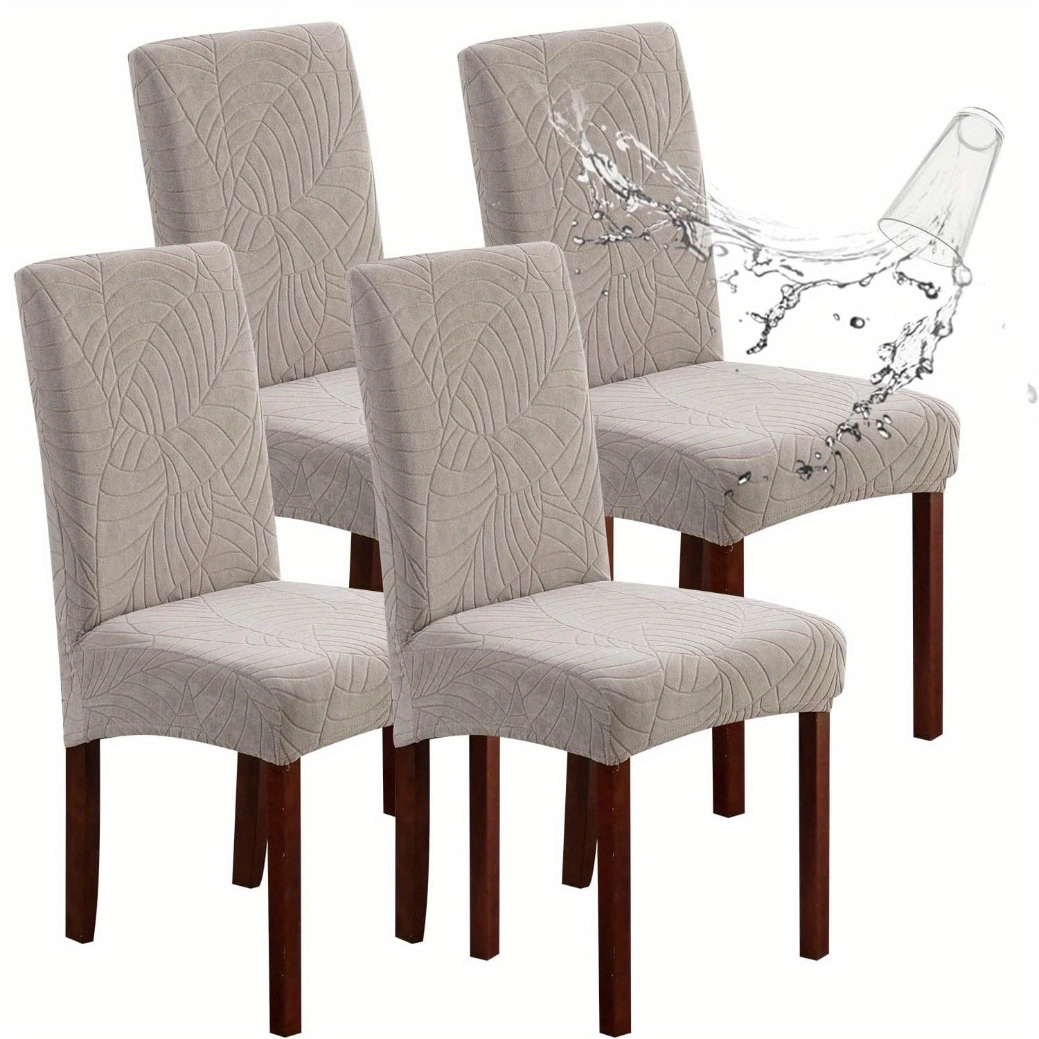 Съемные чехлы для стульев доступны в наборах по 2, 4 или 6 штук. Удобные для домашних животных и съемные, эти интегрированные чехлы для стульев идеально подходят для использования на кухнях, в отелях и ресторанах.