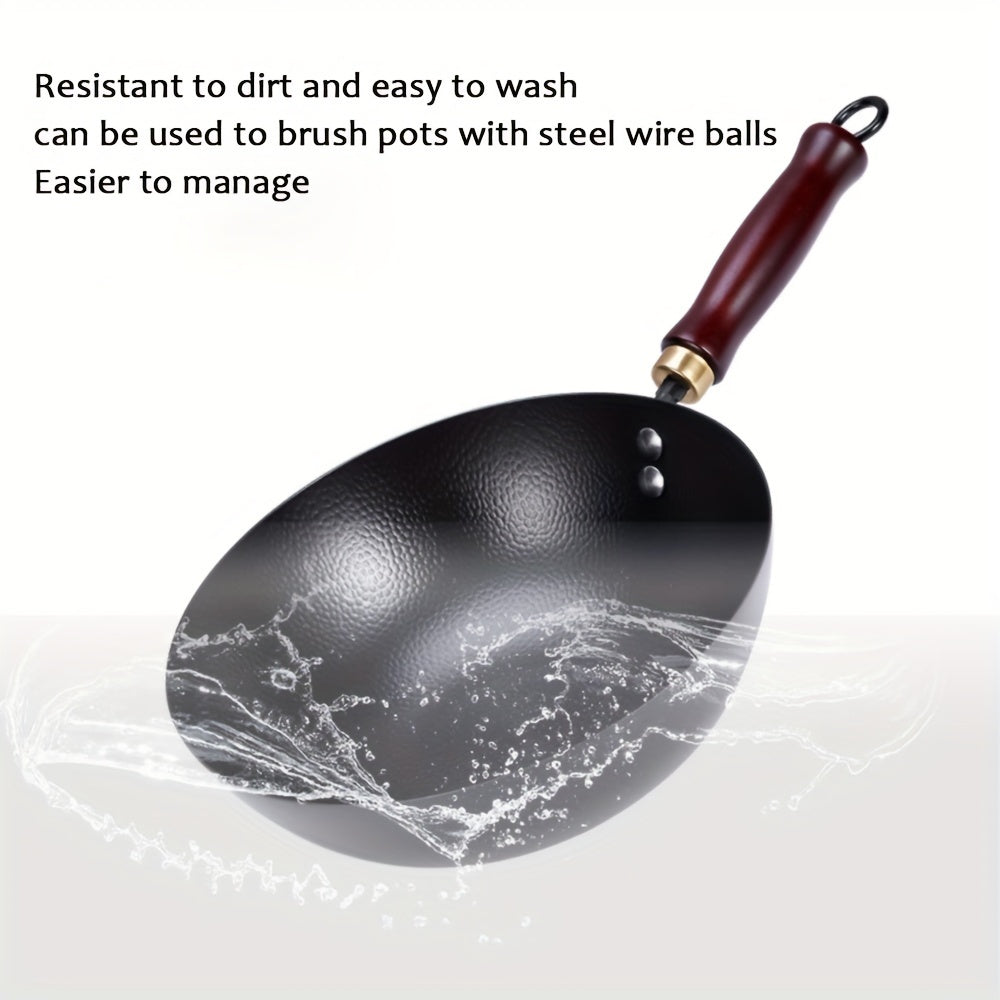 Qattiq temir qovurilgan idish, yopilmagan, tuxum va bifshteksni qovurish uchun, 10 dyuym