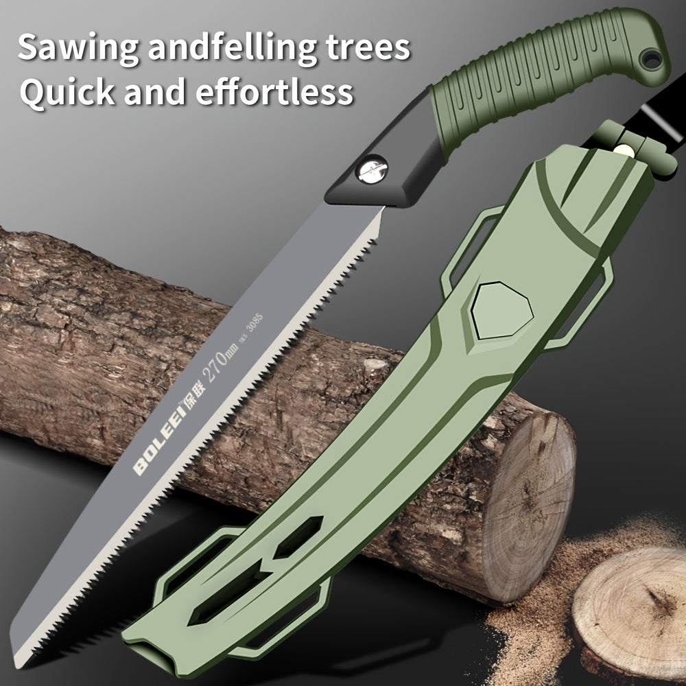 Стальная ручная пила с защитным чехлом, антикоррозийная, износостойкая для деревообработки