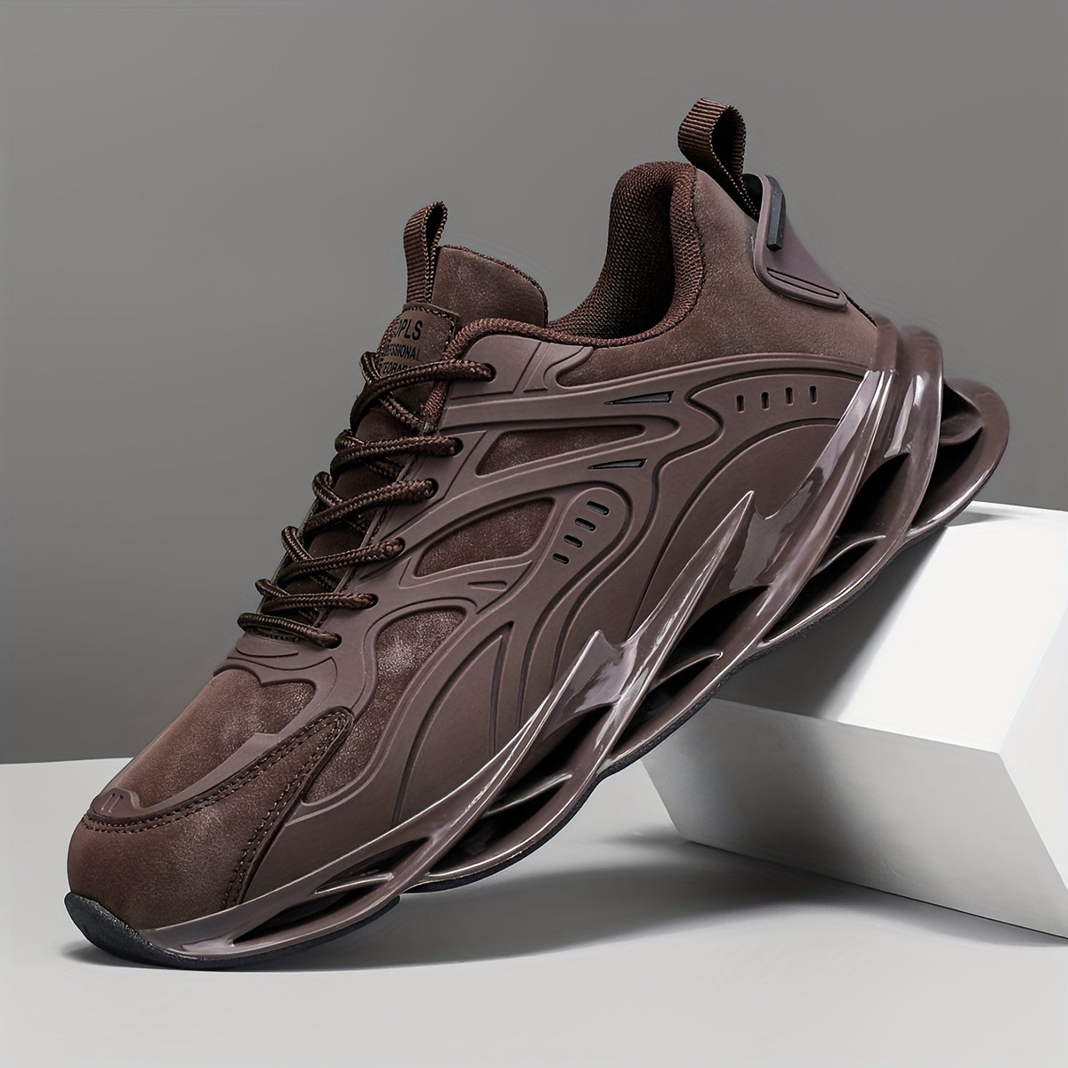 Men's Low Top Solid Color Rubber Sole Casual Running Sneakers