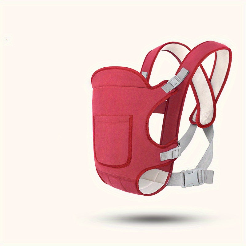 Baby Carrier with Shoulder and Front/Rear Straps for Secure and Comfortable Use