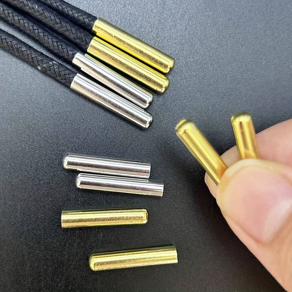 20 Pcs Zinc Alloy Shoelace Tips Metal Aglets for Sneakers and Repairs
