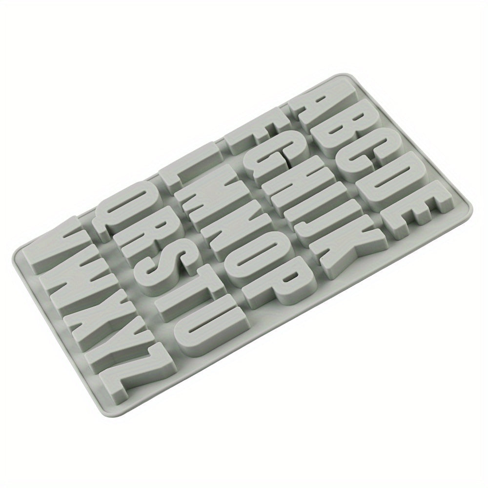Silicone Alphabet Mold Set for Baking, Crafts, and DIY Projects