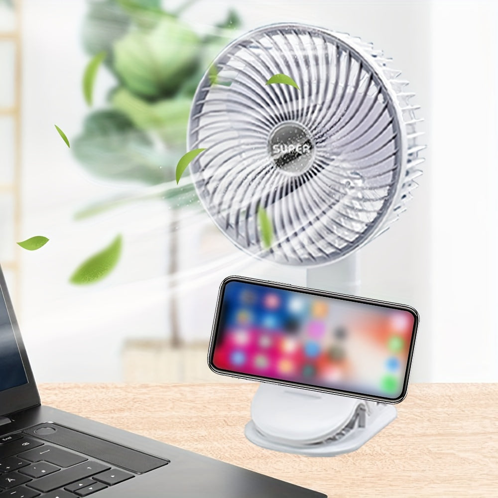 Katta USB zaryadlovchi shamol bilan sozlanadigan shamol tezligi bilan yotoqxona, yotoqxonalar, lager va tashqi faoliyatlar uchun mo'ljallangan. Shuningdek, qulaylik uchun osib yoki yig'ib qo'yilishi mumkin.