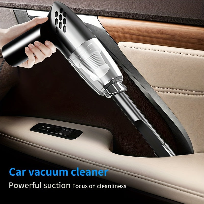 Kuchli vakuumli avtomobil, kuchli so'rish, chuqur tozalash imkoniyatlari va toza avtomobil uchun portativ 12V ishlash.