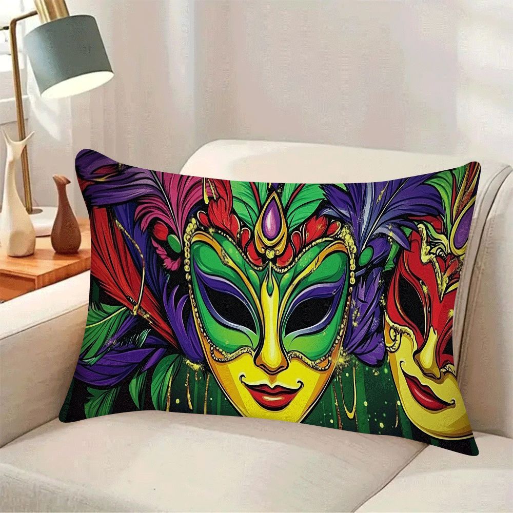 Juego de 2 fundas de cojín abstractas tribales africanas 50.8x30.48cm para decoración de hogar y exterior