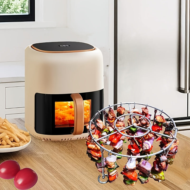 23-Donali zanglamas po'latdan yasalgan havo frayeri uchun shishlar to'plami, 3.5-5.5 Qt havo frayerlari uchun qovurish qoldiqlari bilan