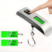 Portable Electronic Luggage Scale 50kg with LCD Display and Overload Indicator