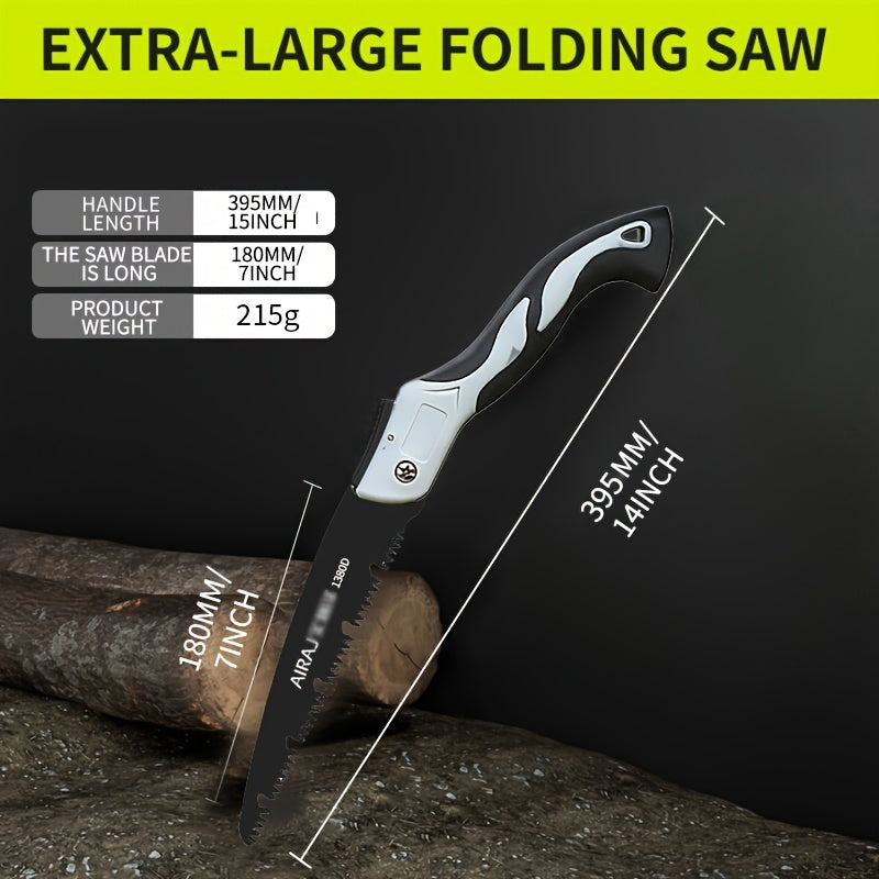 Metal Pruning Saw for Woodworking and Tree Cutting with SK9 Alloy Steel Blade Folding Design Bare Tool
