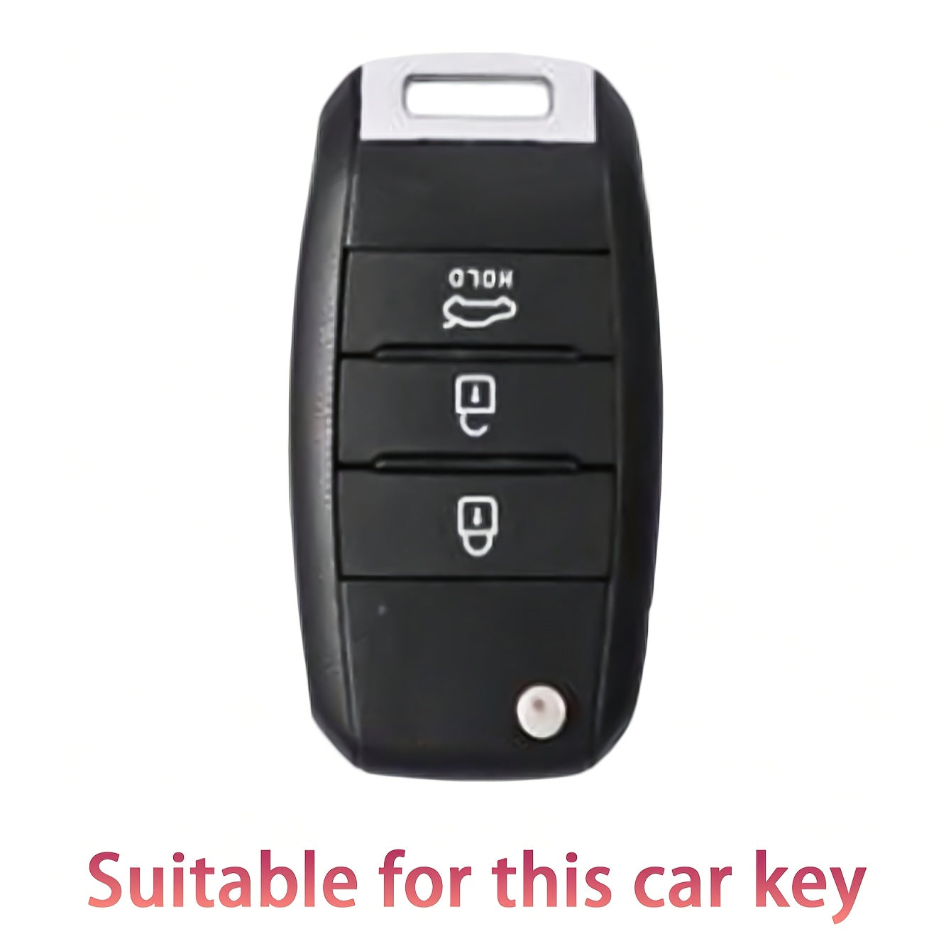Universal TPU Soft Car Key Cover for Folding 3-Key Protector