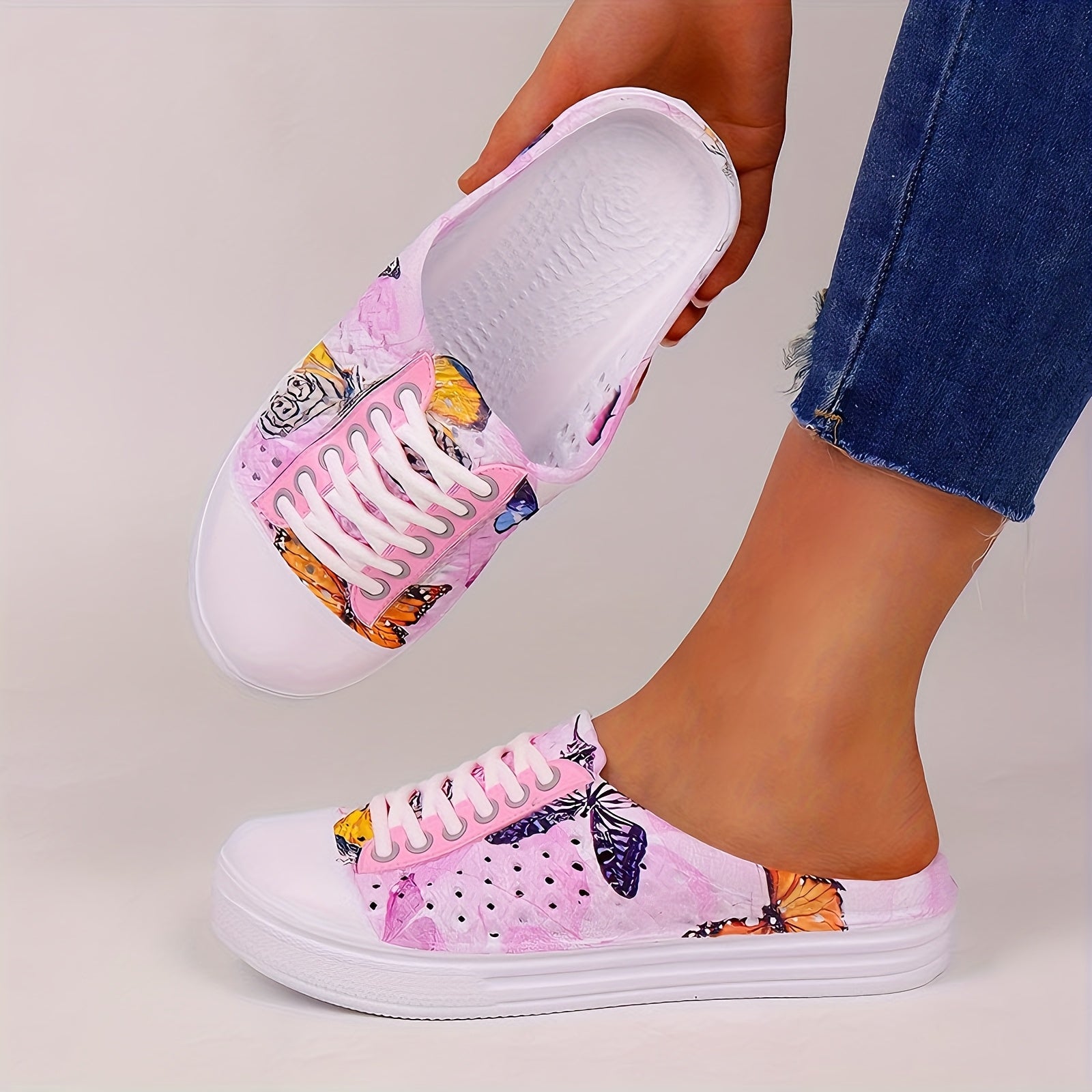 Women's Floral EVA Shoes Lightweight Breathable Summer Garden Footwear