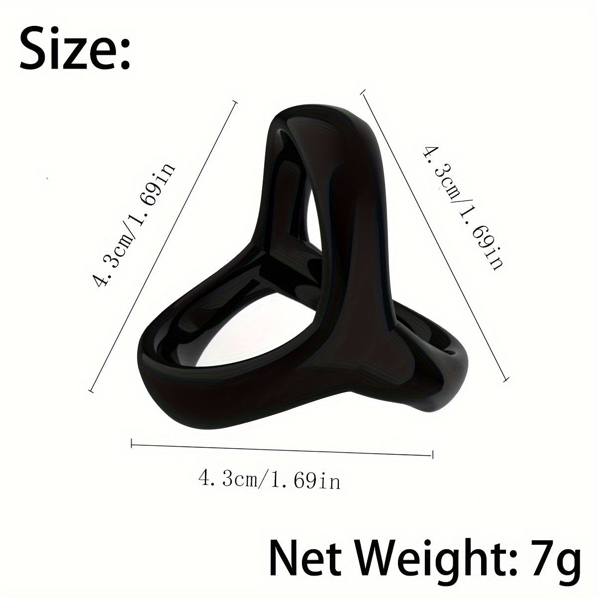 Men 3-in-1 Silikon Penis Halqasi Kechiktiruvchi Ejakulatsiya Kattalashtiruvchi Sekssovgʻa