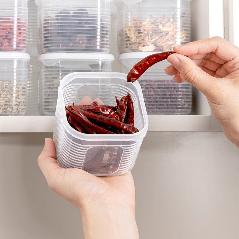 7-Piece Food Storage Container Set Leak-Proof Freezer Safe Stackable PP Material