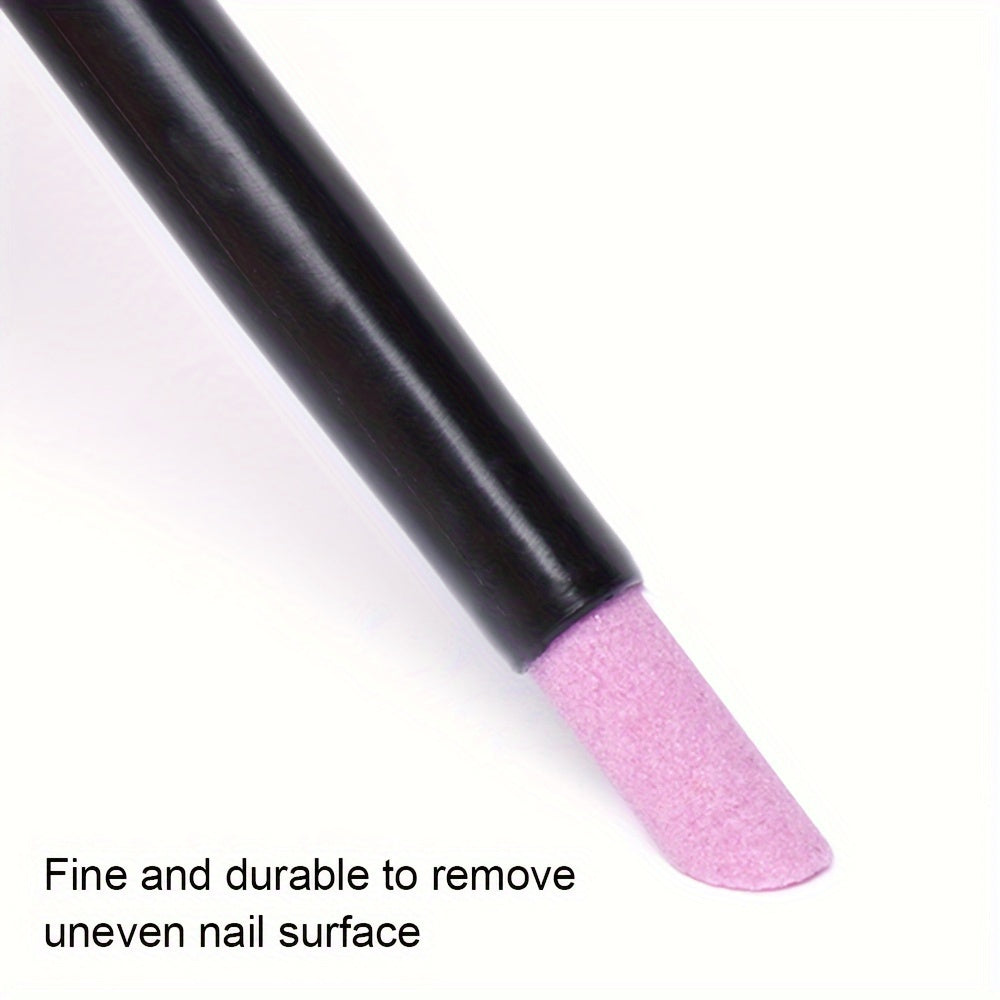 Unisex Quartz Stone Nail Care Tool for Cuticle Removal, Gentle, Portable