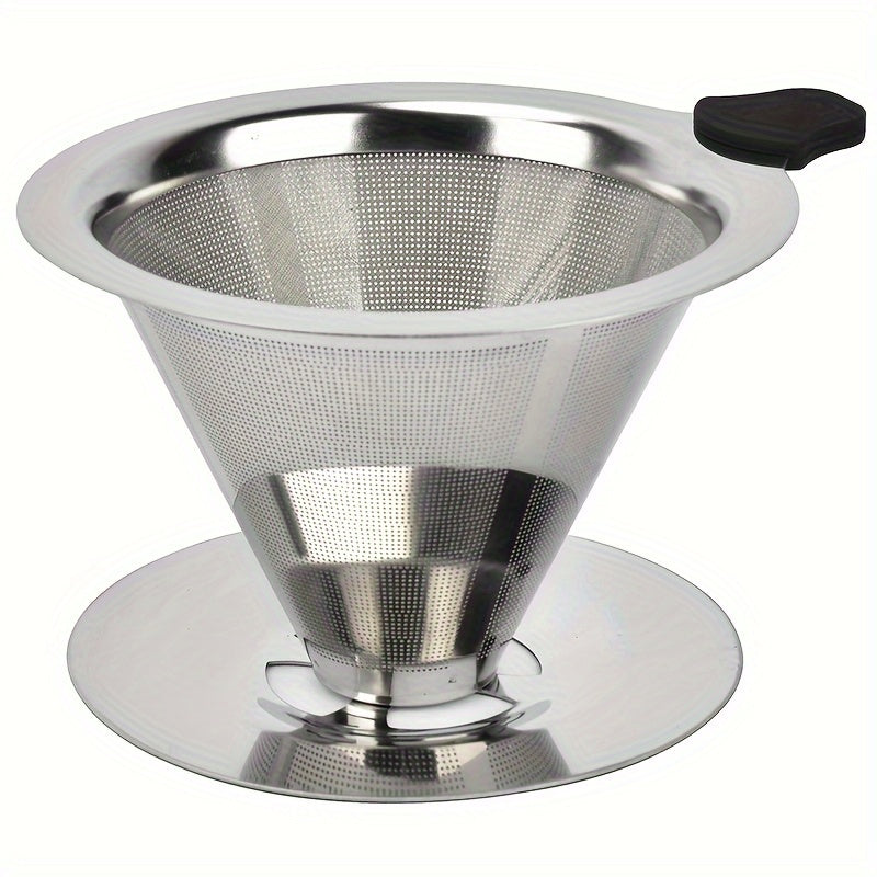 Stainless Steel Coffee Filter Base Durable Reusable Coffee Maker Accessory