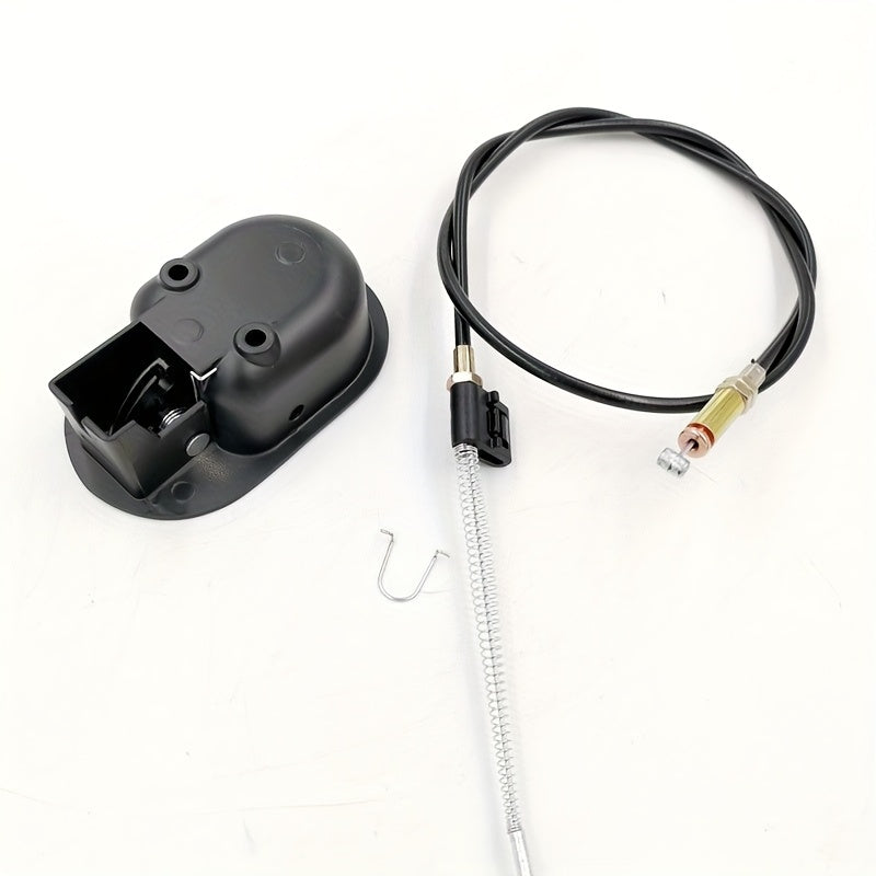 Mango universal de metal negro para reclinador con barra de liberación de plástico duradera