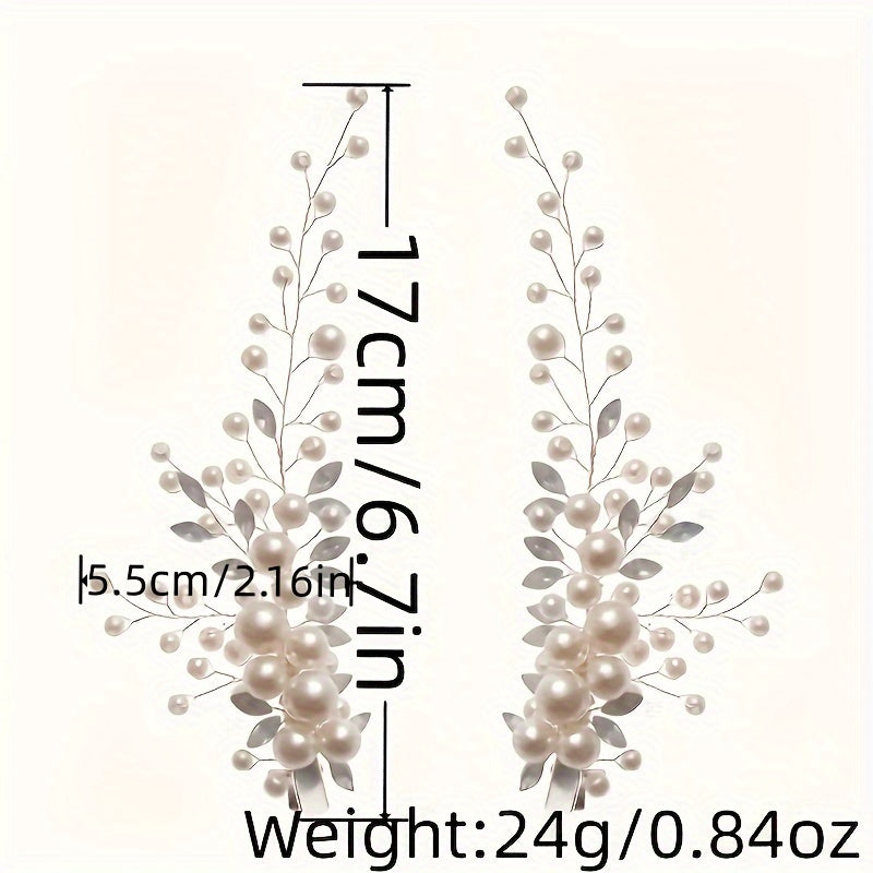 Ayollar uchun Kristalli Sochbog'ichlar, To'ylar uchun Rhinestones va Sun'iy Marjonlar bilan