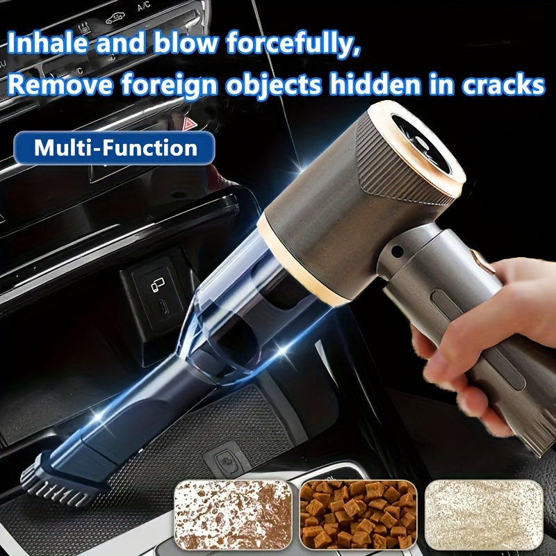 Wireless Car Vacuum Cleaner with 8 Accessories and Floor Suction Head