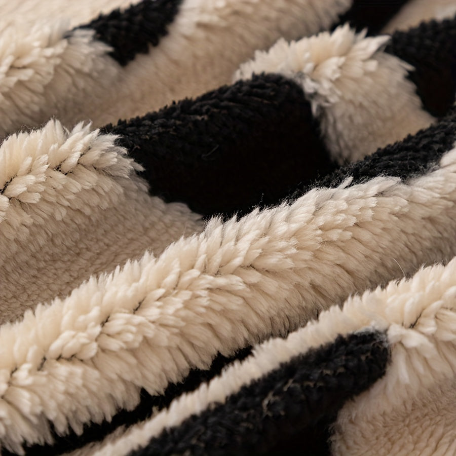 Чехол на диван Glam Style Sherpa, толстый плюш, защитник мебели, моющийся в машине, устойчивый к выцветанию, дружелюбный к питомцам, подходит для кресла, дивана-кровати, 3-4 местного секционного.