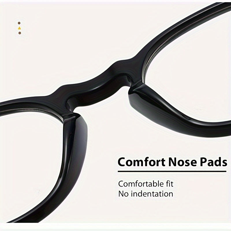 Retro Round Polarized Glasses for Men and Women with Rice Nail Detail for Eyestrain Relief