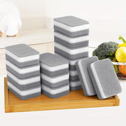 Multi-Purpose Magic Cleaning Sponge Dual-Sided Non-Scratch for Kitchen Bathroom Living Room 5/10 Pack