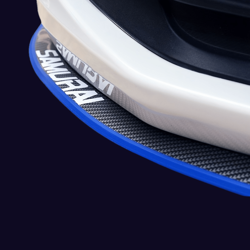 Universal karbon tolasi ko‘rinishidagi rezina yon panjara chet himoyachisi old lip chiziq