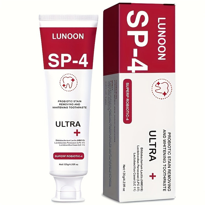 Probiotic Teeth Whitening Toothpaste for Fresh Breath and Deep Cleaning