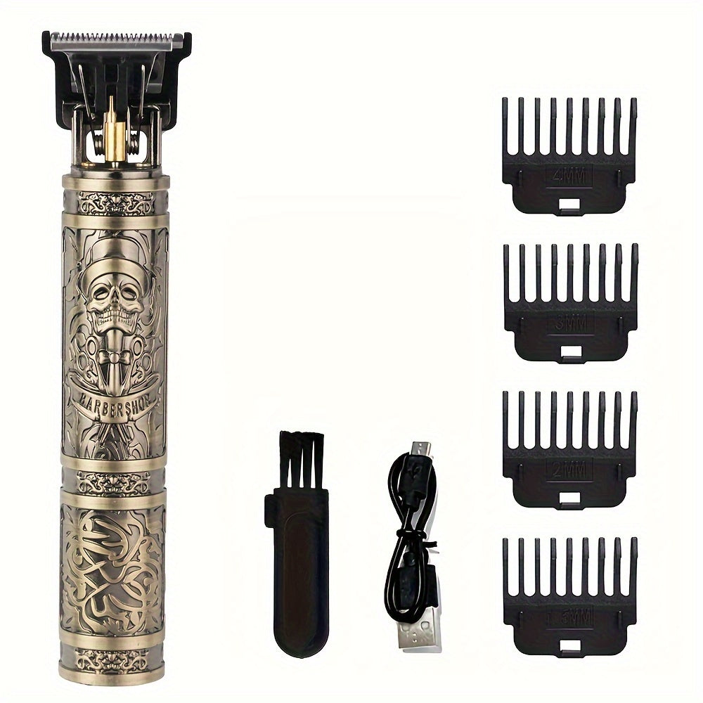 Men's Electric Shaver Wet Dry USB Rechargeable LCD Display Portable Attachments