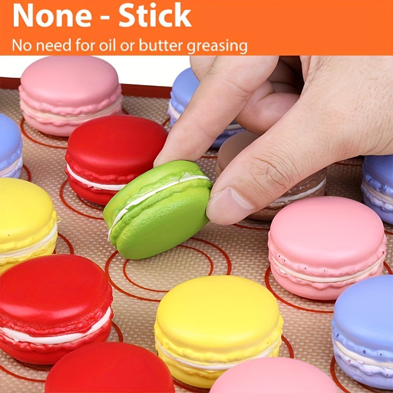 Silicone Baking Mat Non-Stick Reusable Heat Resistant for Cookies Macarons Bread