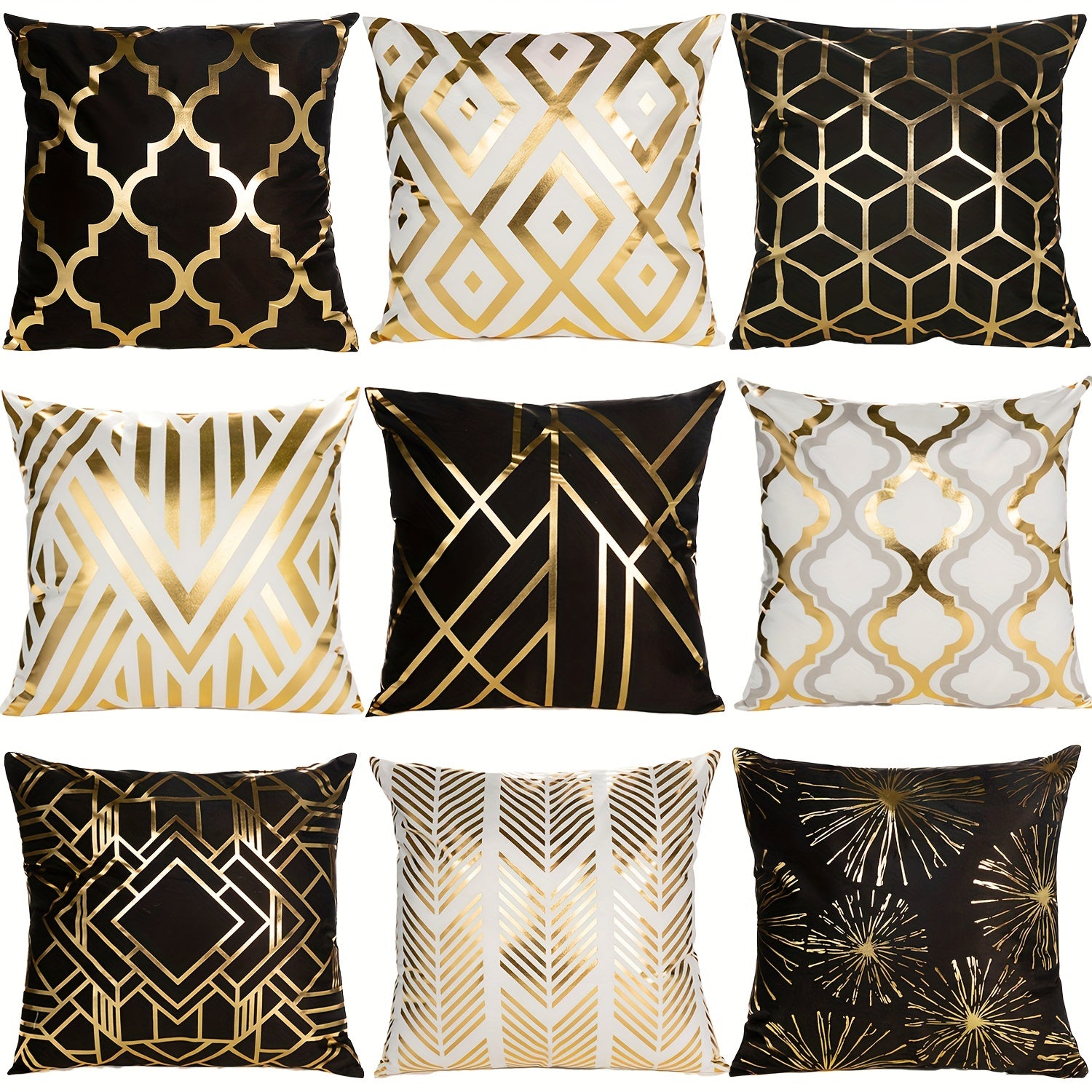 Роскошная декоративная наволочка с золотым напылением для дивана-кровати 45,72x45,72 см