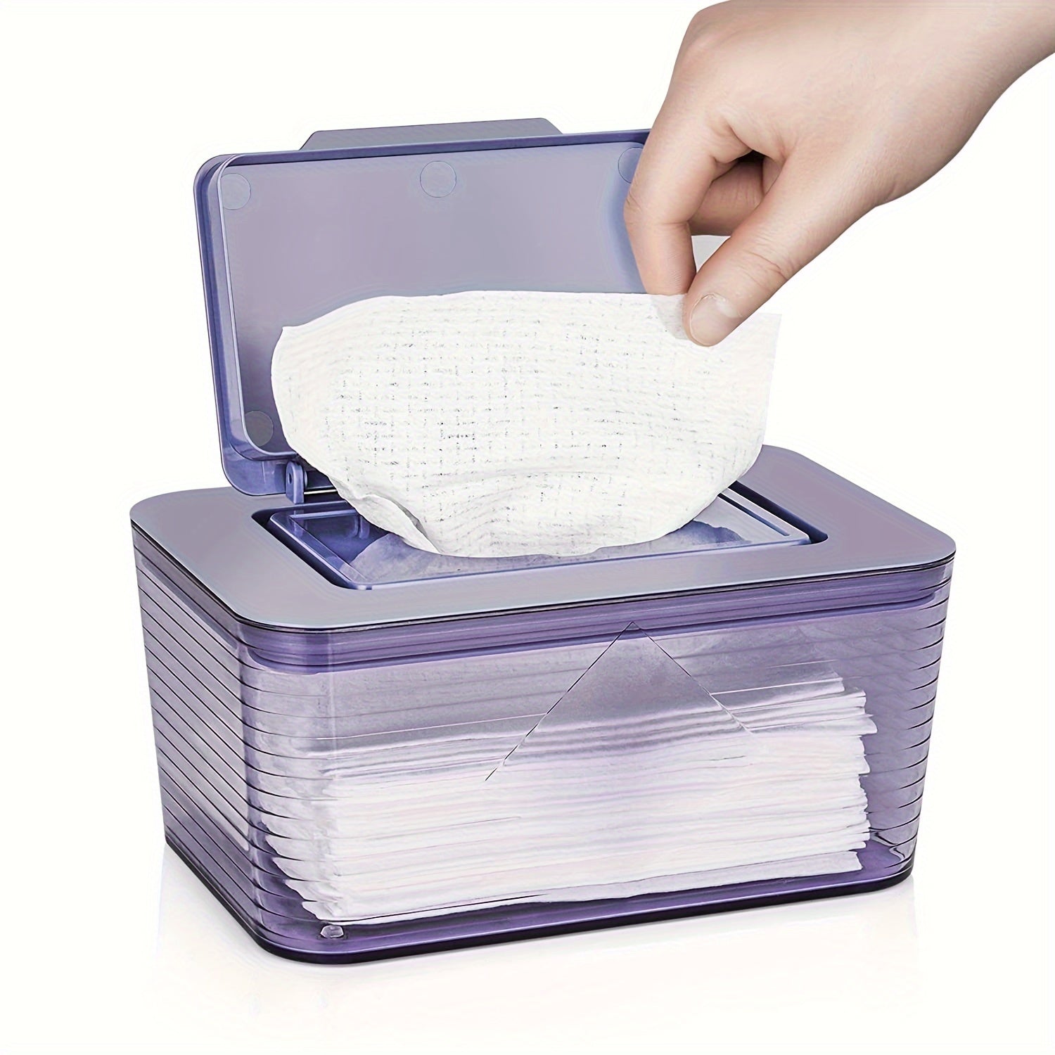 Wet Wipe Dispenser with Seal Holds Plenty of Wipes Easy Refill One Hand Secure Closure
