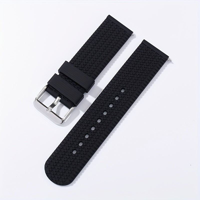 Silicone Watch Strap Soft Sport Rubber Watchband Quick Release 18mm 20mm 22mm 24mm