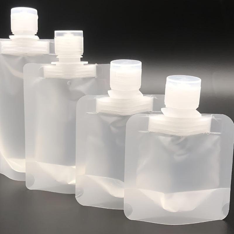 Travel Squeeze Pouches Refillable Lotion Shampoo Containers Leakproof 30/50/100ml