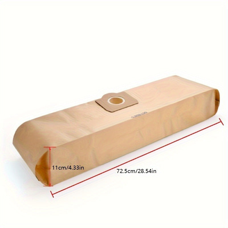 Pack of 10 Paper Vacuum Bags for Wet Dry Vacuums Floor Attachment Compatible with WD3 MV3