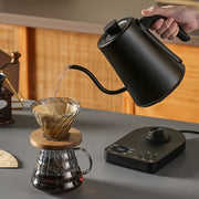Electric Kettle 1L Stainless Steel Gooseneck for Pour Over Coffee Tea Black