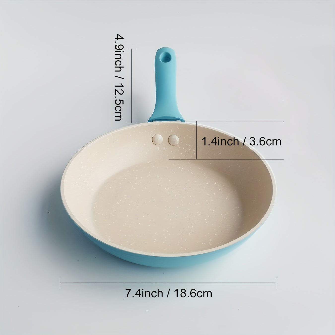 Non-Stick Aluminum Mini Wok for Rice Porridge and Multifunctional Cooking Dishwasher Safe Healthy Cooking