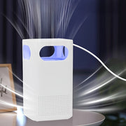 Компактный белый USB-очиститель воздуха для комнаты, автомобиля, общежития с передовой фильтрацией