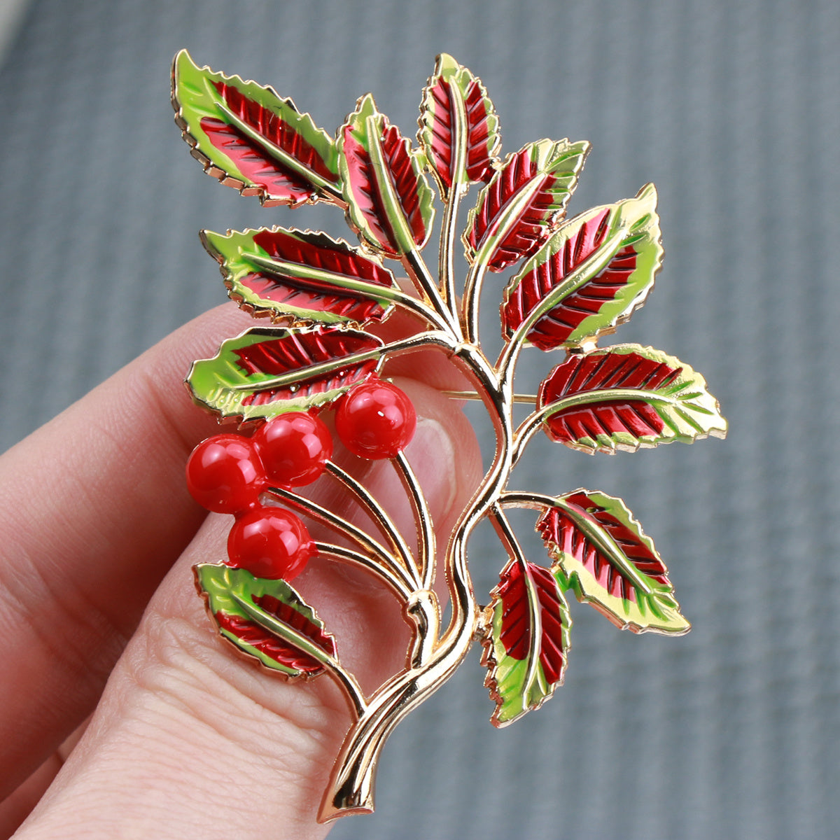 Vintage Yiqilayotgan barglar broshyasi emal alloy bargi kiyimlar uchun sumkalar poyabzal uchun zargarlik buyumlari