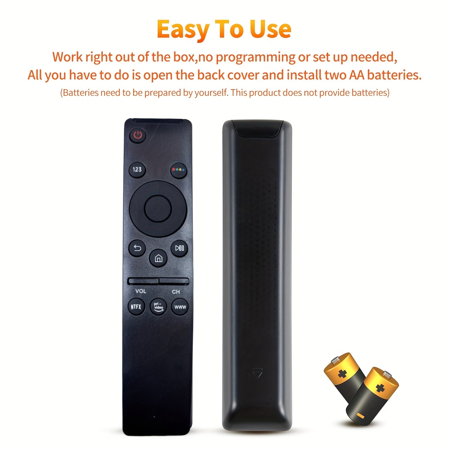 Control remoto infrarrojo universal para televisores Samsung compatible con modelos de televisores LED LCD HDTV